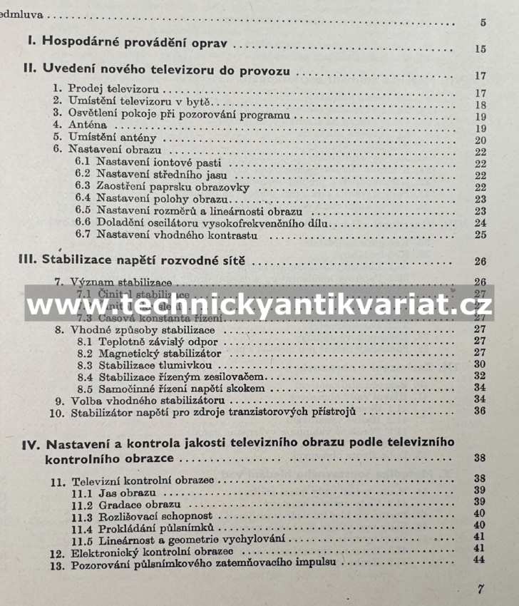 Rádce televizního opraváře - Milan Český (1963)