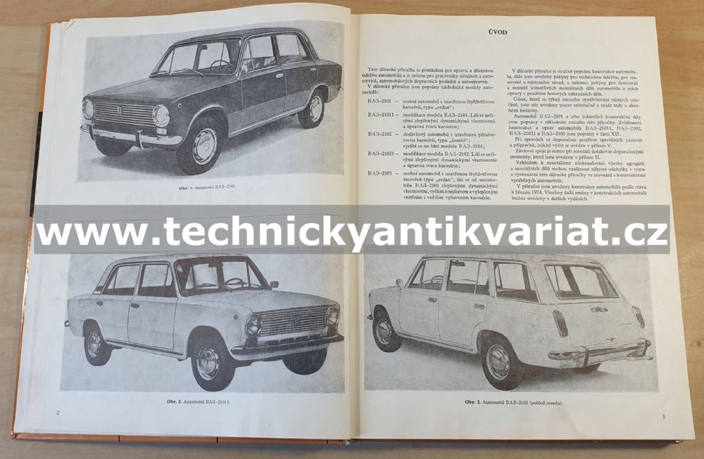 VAZ 2101, 2102, 2103 - dílenská příručka