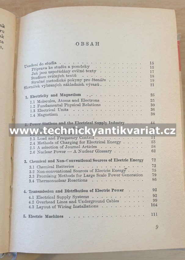 Angličtina pro elektrotechniky - Havlíček, Wankle (1962)
