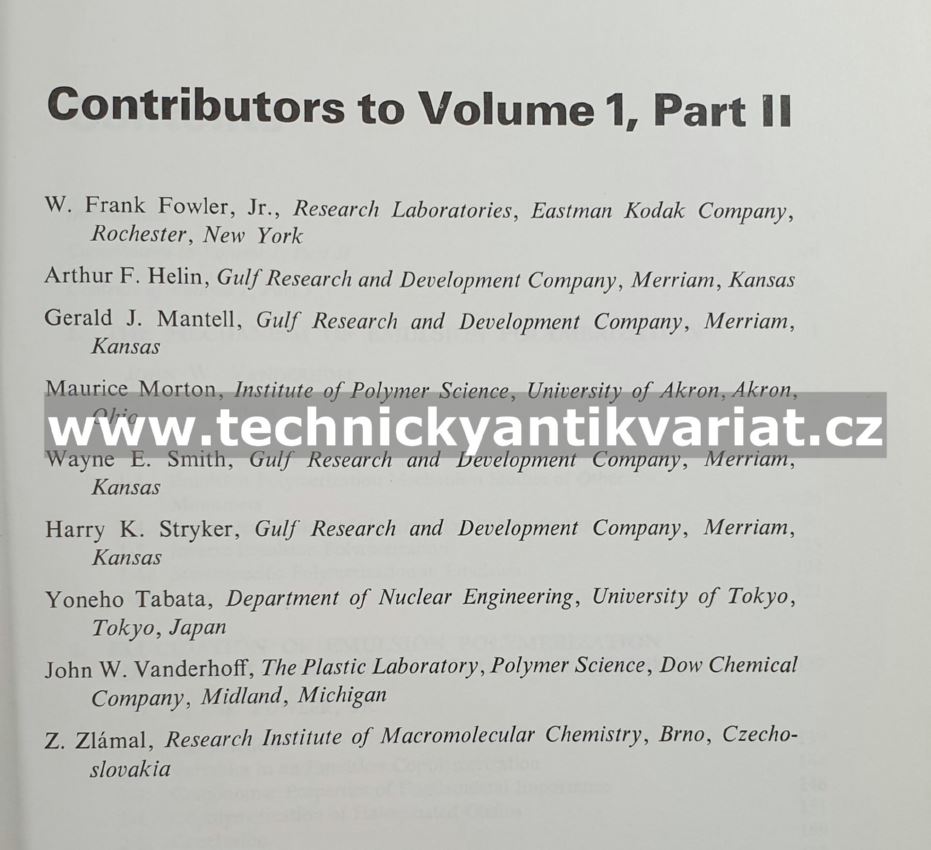 Vinyl polymeriziation 1 part II. - George E. Ham (1969)
