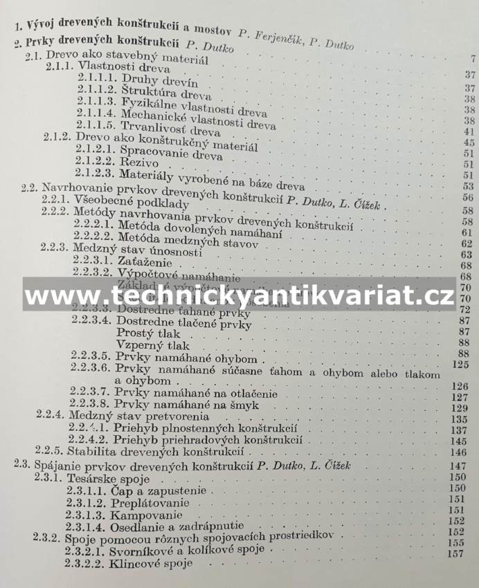Drevené konštrukcie - P.Dutko (1976)
