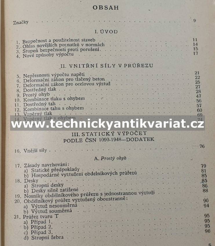 Navrhování betonových konstrukcí - Konrád Hrubán (1952)