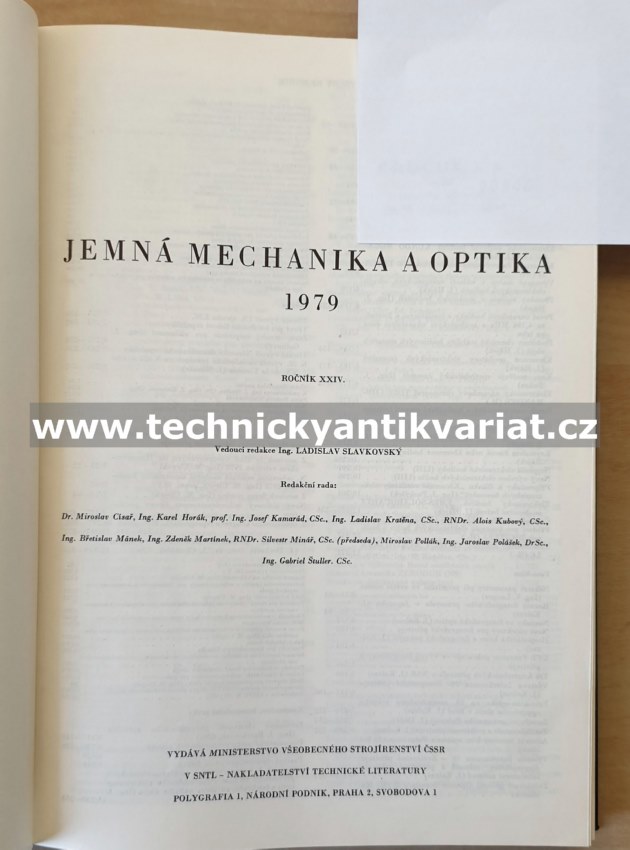 Jemná mechanika a optika (1979)