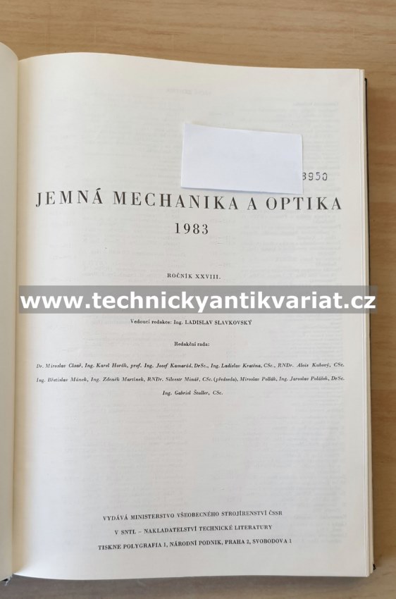 Jemná mechanika a optika (1983)