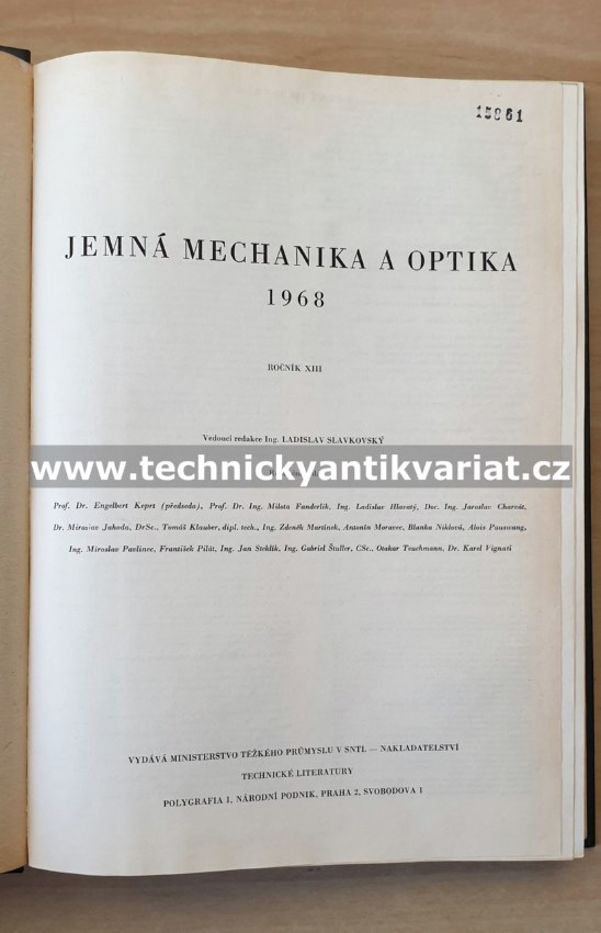 Jemná mechanika a optika (1968)