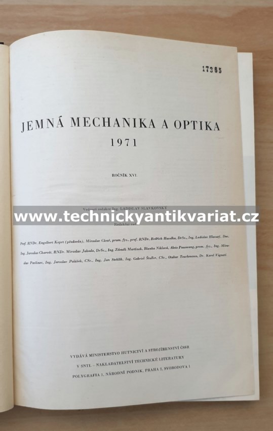 Jemná mechanika a optika (1971)