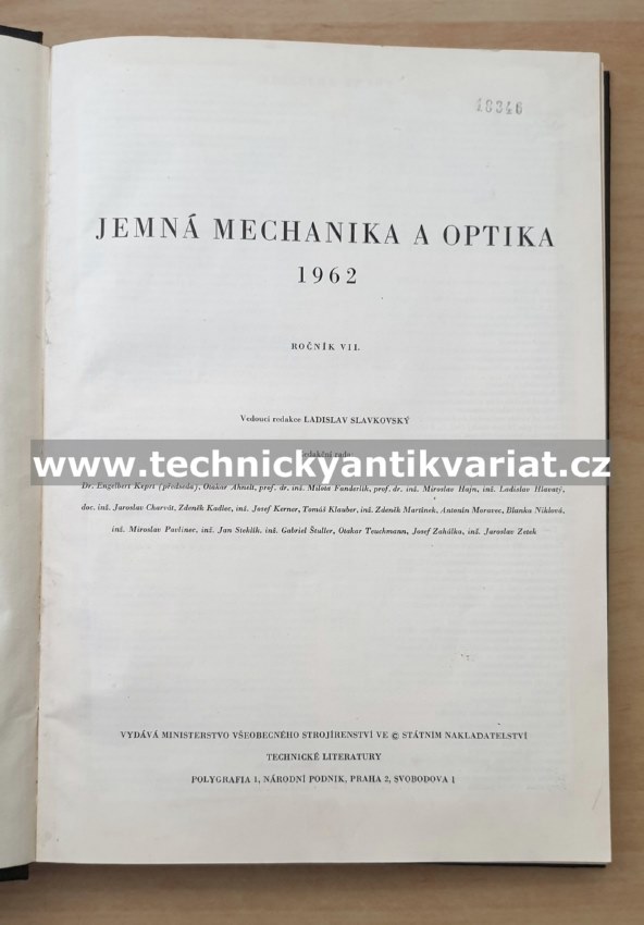 Jemná mechanika a optika (1962)