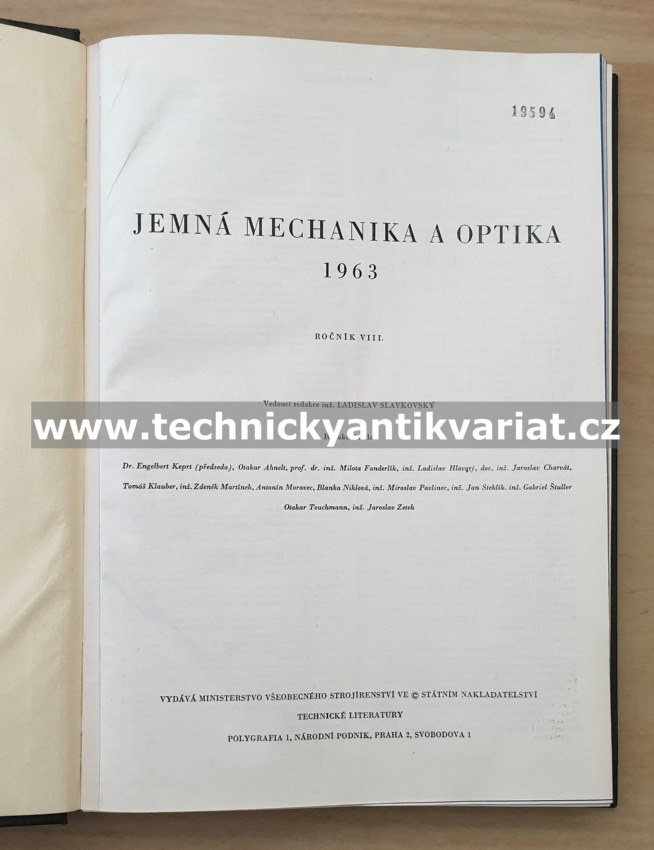 Jemná mechanika a optika (1963)