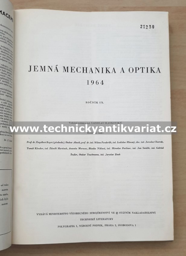 Jemná mechanika a optika (1964)