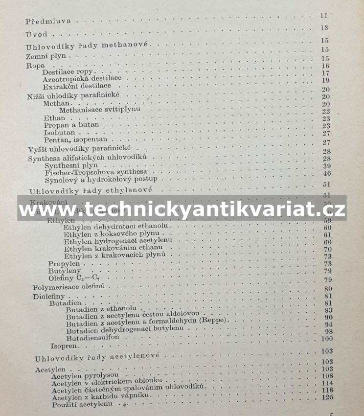 Organická technologie I. - Viktor Ettel (1955)