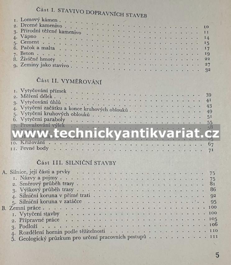 Silnice, letiště a městské komunikace - Josef Lerch (1963)