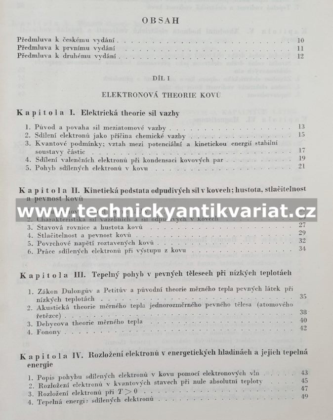Úvod do theorie kovů - J.I.Frenkel (1953)