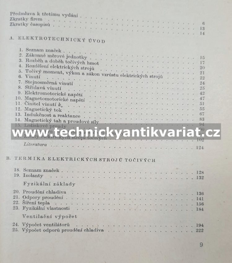 Elektrotechnika II. Elektrické stroje, část 1 - List, Hak (1969)