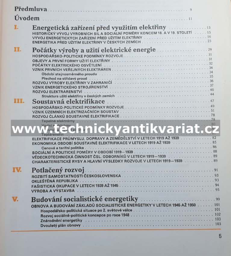 Rozvoj energetiky v Československu - Miroslav Kubín a kolektiv (1989)