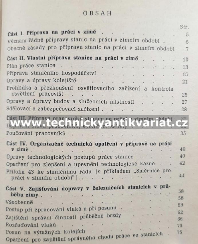 Provoz na drahách za zimních podmínek - Koumar (1960)