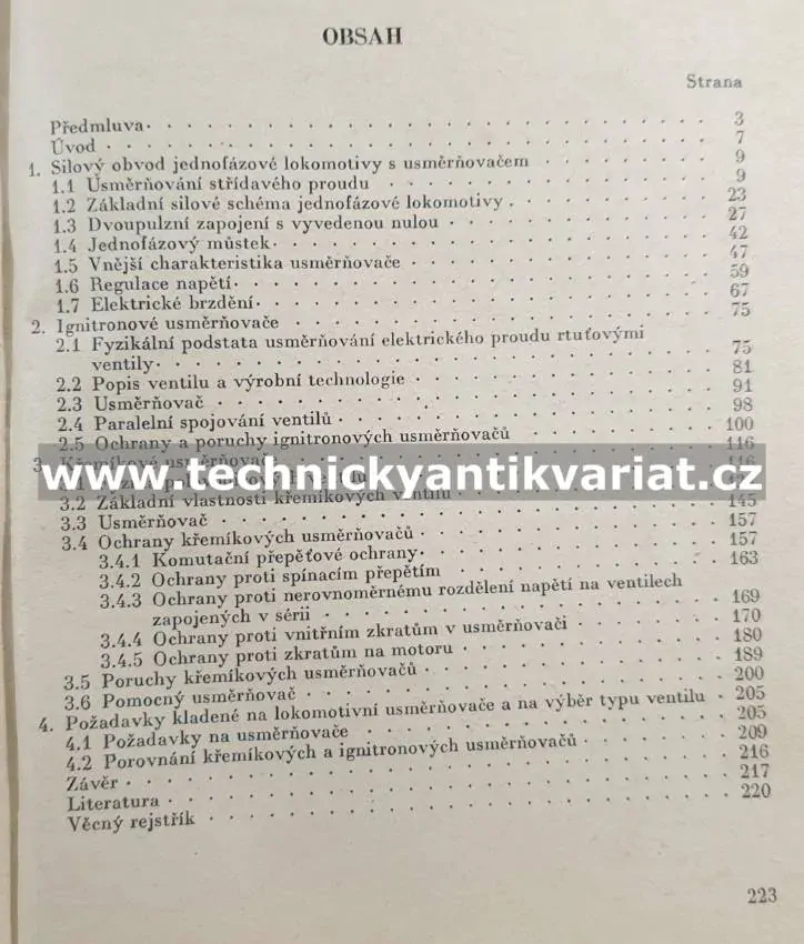 Usměrňovače elektrických lokomotiv na střídavý proud - Albert Kloss (1964)