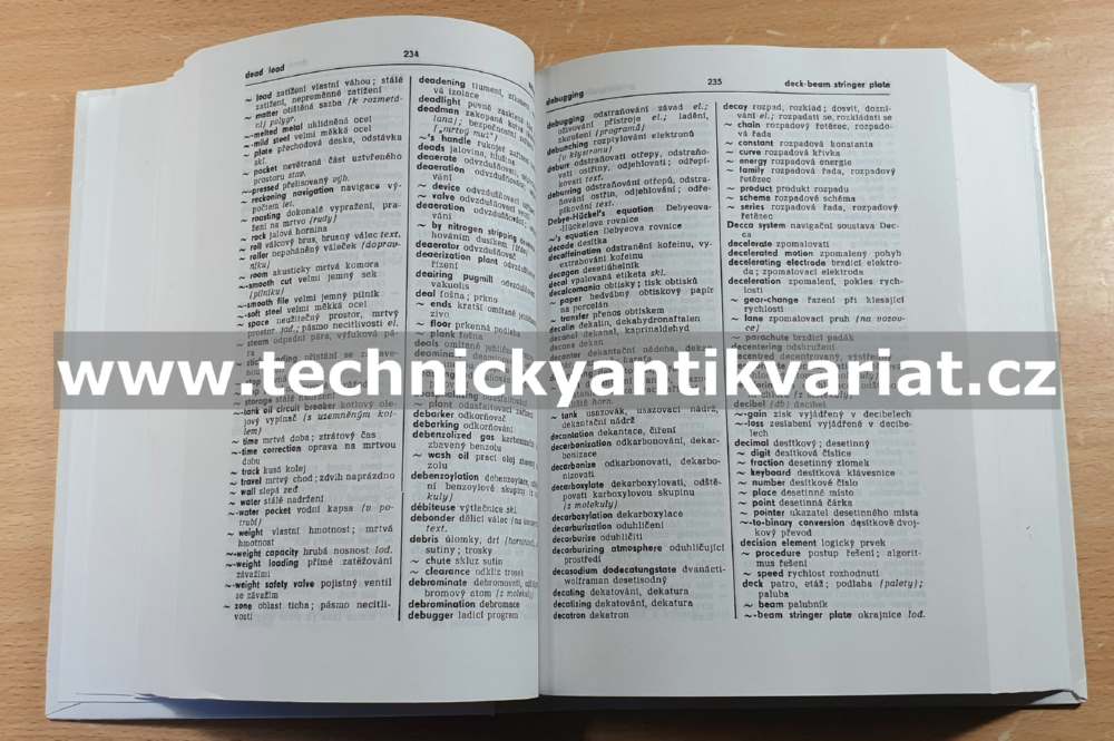 Anglicko-český technický slovník (1992)