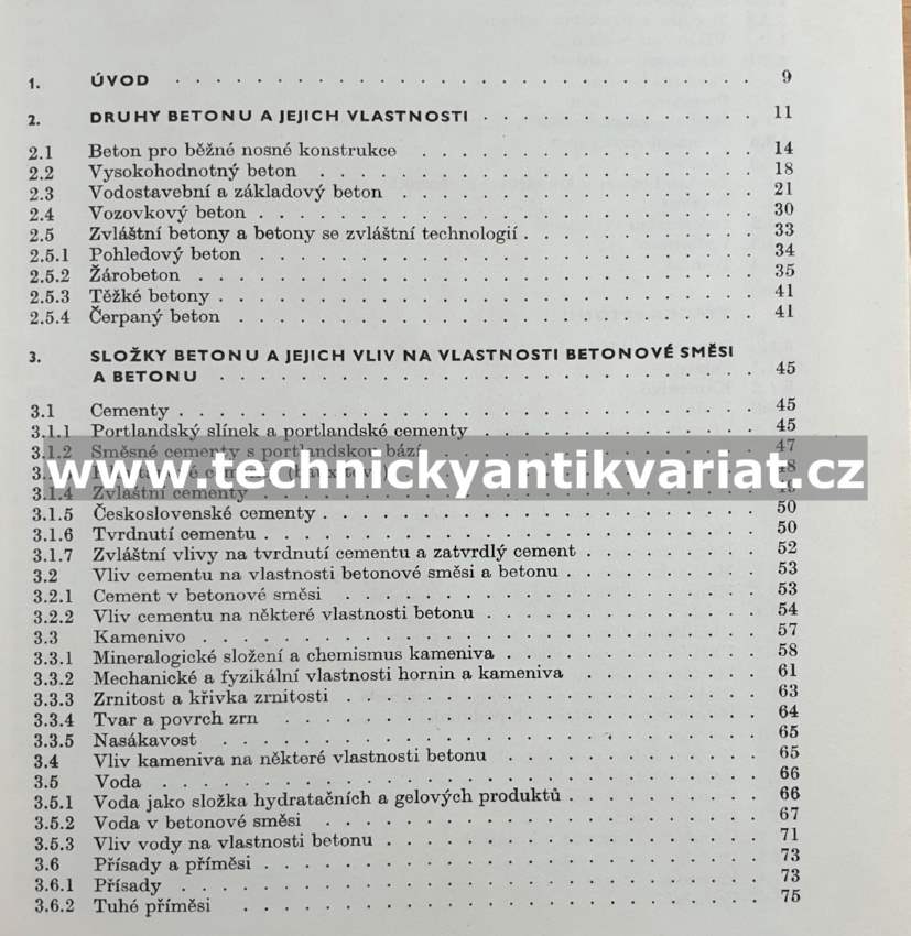 Technologie betonu - Pavlík, Doležel, Fiedler (1973)
