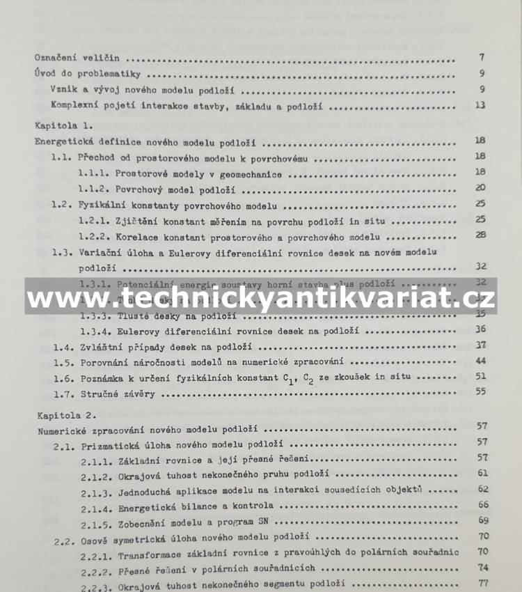Studie nového modelu podloží staveb - Kolář, Němec (1986)