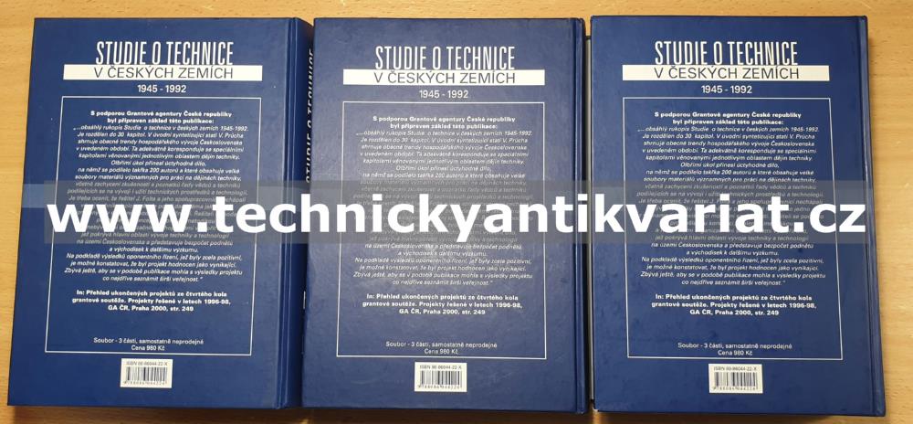 Studie o technice v českých zemích 1945 –1992 1.-3. (2003)