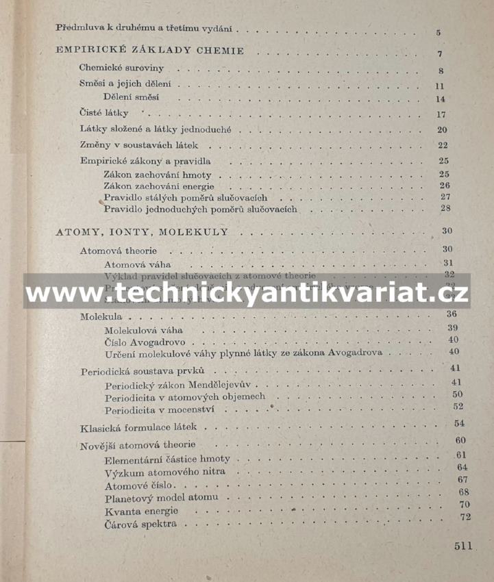 Anorganická chemie - Wichterle, Petrů (1956)
