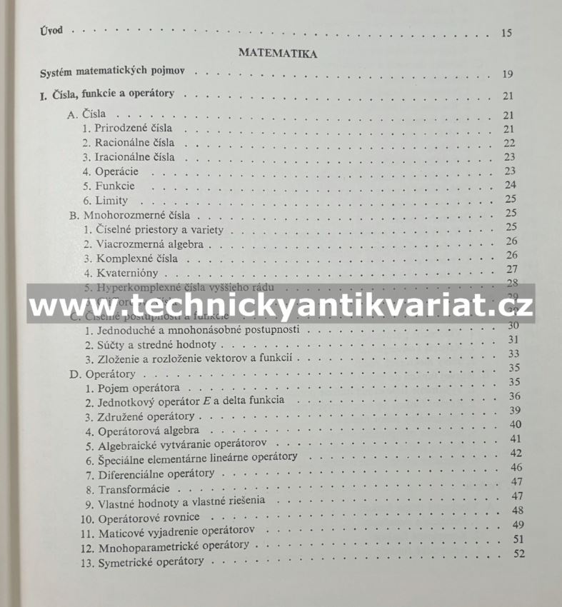 Příručka matematiky pre fyzikov - E. Madelung (1975)