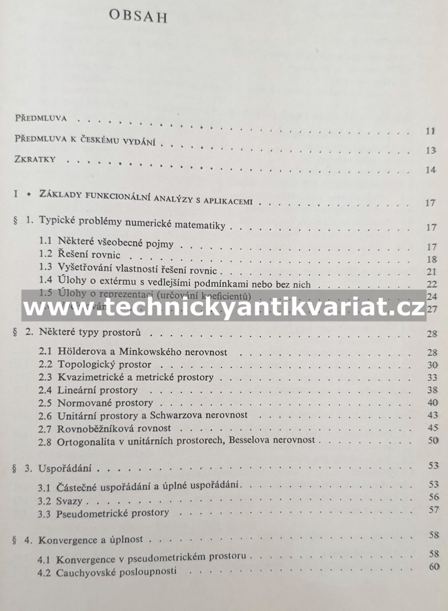 Funkcionální analýza a numerická matematika - Lothar Collatz (1970)