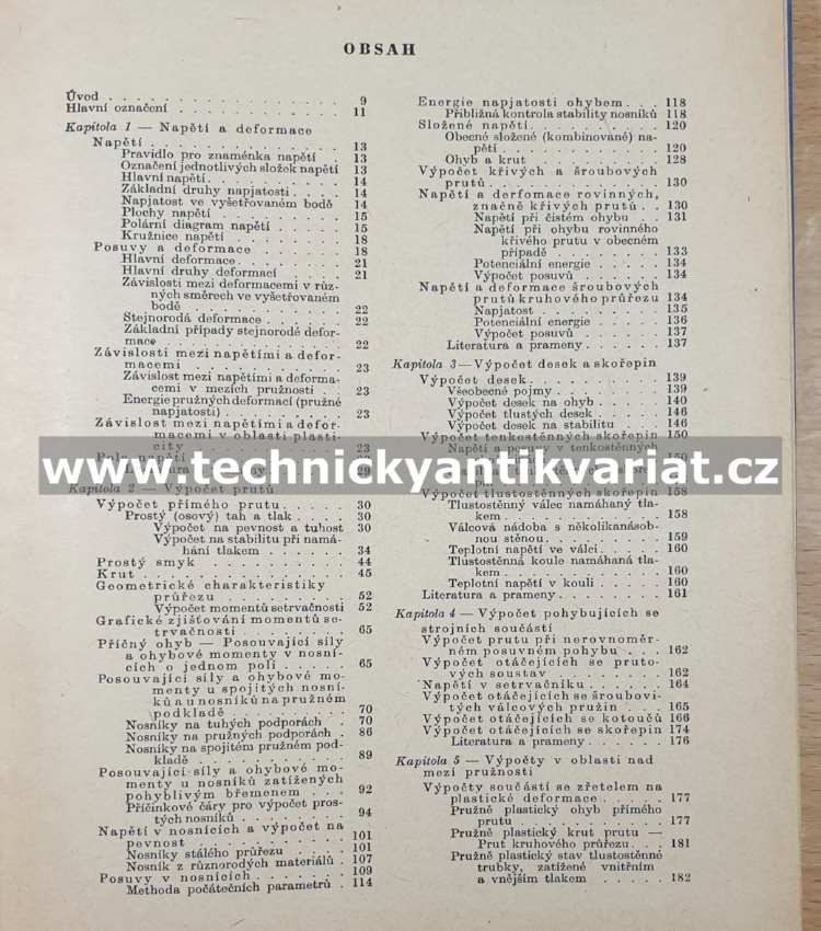 Strojnická příručka 5 I. Pružnost a pevnost (1957)