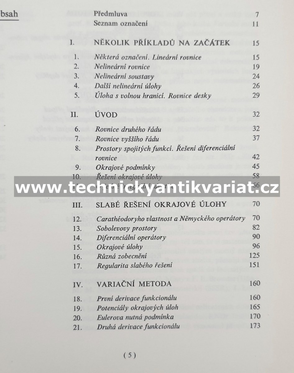 Nelineární diferenciální rovnice - Fučík, Kufner (1978)