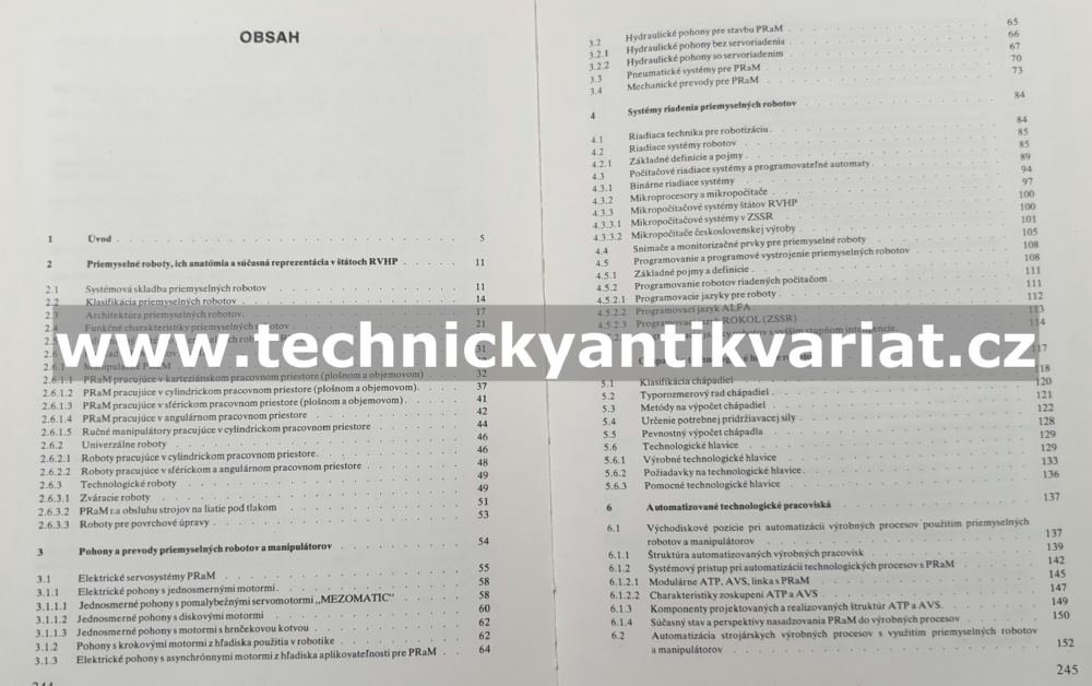 Automatizácia technologických procesov priemyselnými robotmi a manipulátormi - Čop, Buda, Jurij, Kozyrev (1985)