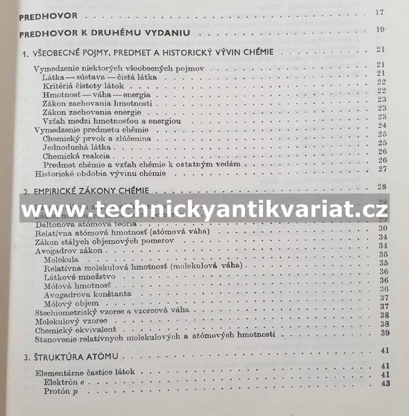 Všeobecná a anorganická chémia - Gažo (1978)