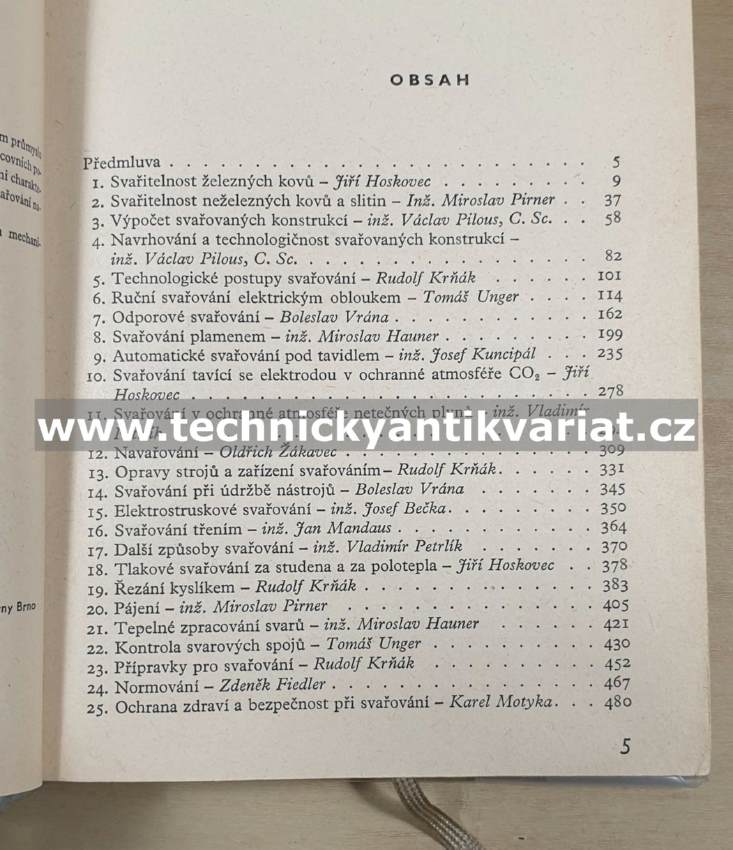 Kapesní příručka svařování, řezání, pájení - Rudolf Krňák (1962)