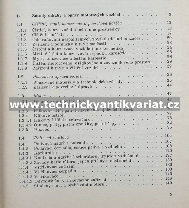 Opravy, zkoušení a seřizování motorových vozidel - Ivo Bernard (1973)