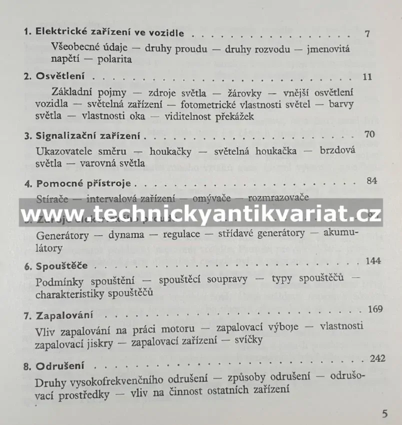 Elektrická zařízení osobních automobilů - Pavel Kubín (1972)