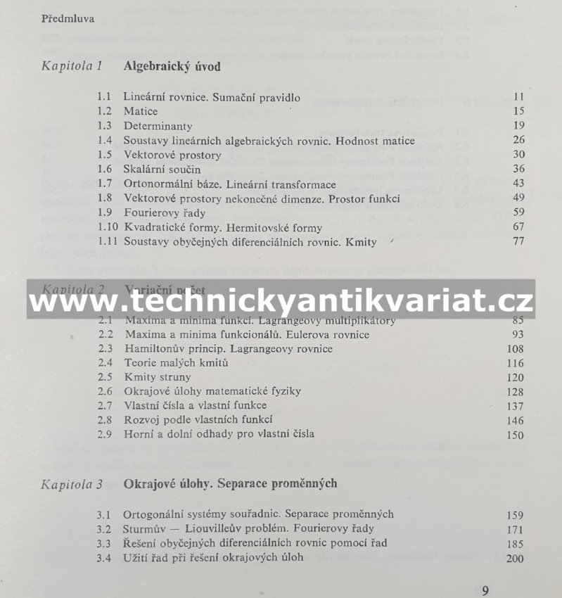 Matematické metody ve fyzice a technice - J.W.Dettman (1970)