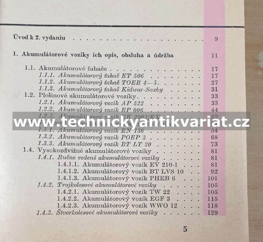Akumulátorové vozíky - Alexander Michal (1973)