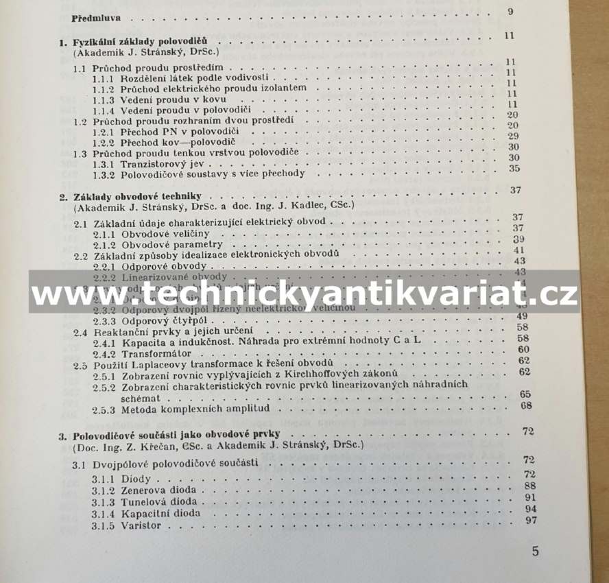 Polovodičová technika I. - Stránský (1981)