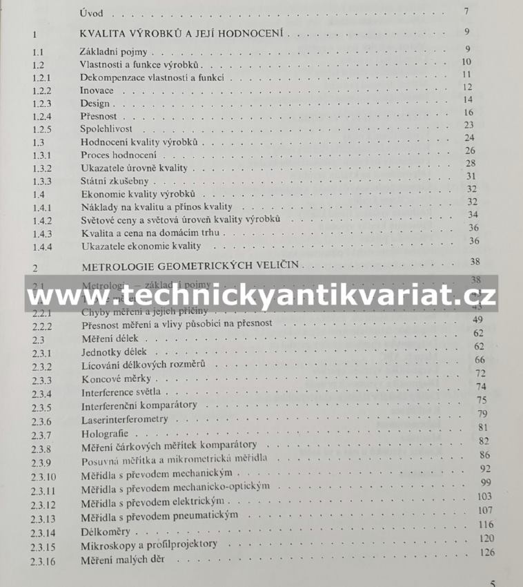 Řešení kvality a strojírenské metrologie - Mlčoch, Slimák (1987)