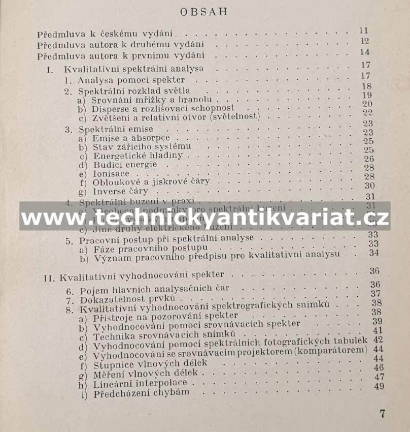 Úvod do praktické spektrální analýzy - H.Scheller (1959)