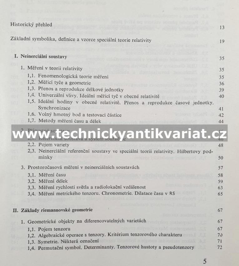 Základy obecné teorie relativity - Karel Kuchař (1968)