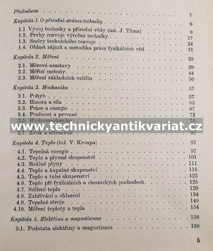 Základy fyziky - Petrášek, Kroupa (1964)