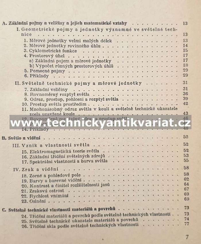 Příručka osvětlovací techniky - Otto Šula (1969)