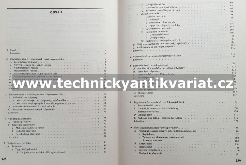 Chemické reakce polymérov - Lazár, Bleha, Rychlý (1986)