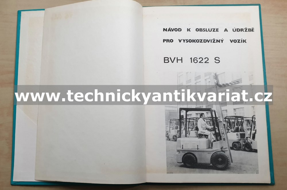 DESTA BVH 1622 S - návod k obsluze a údržbě (1980)