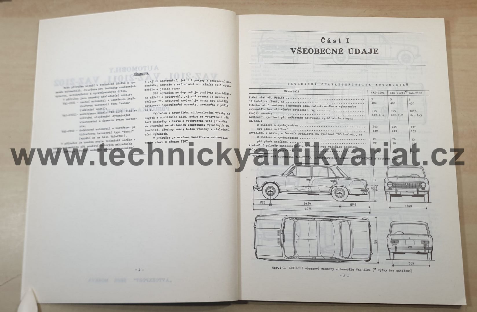 VAZ 2101, 2102, 21011 - příručka k opravám