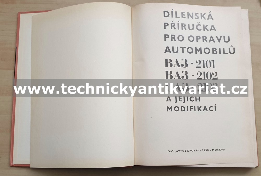 VAZ 2101, 2102, 2103 - dílenská příručka