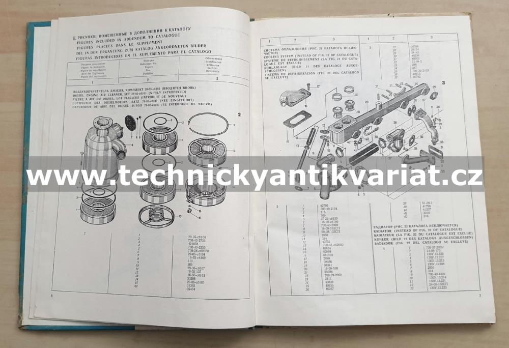 Traktor T130 - katalog náhradních dílů