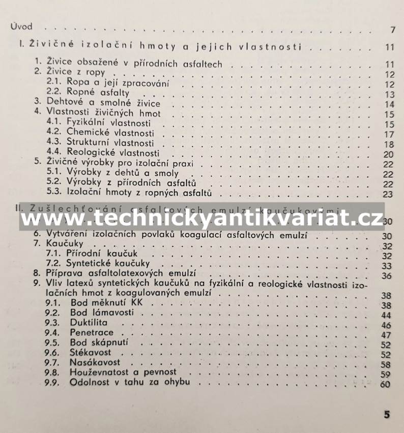 Asfaltolatexové emulze - Gustav Šebor (1965)
