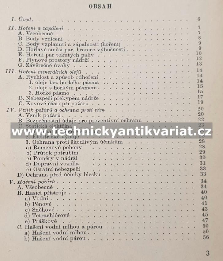 Základy protipožární techniky ve výrobních závodech a skladech minerálních olejů - Zdeněk Michel (1960)