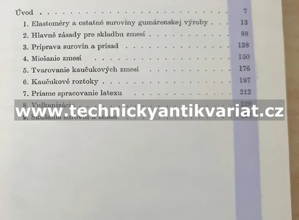 Základy gumárenskej technologie - Schindler, Komárek, Drobný (1966)